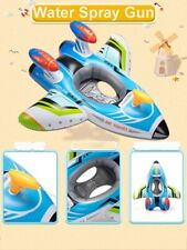 Bouée Avion Fusee Gonflable  Pistolet A Eau enfant piscine mer jeux Été Amusant 