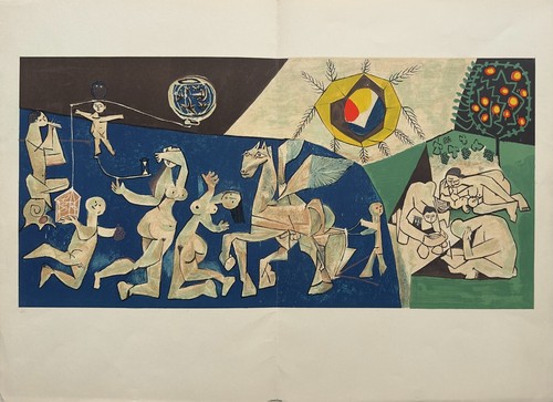 Picasso lithographie paix - picasso, la