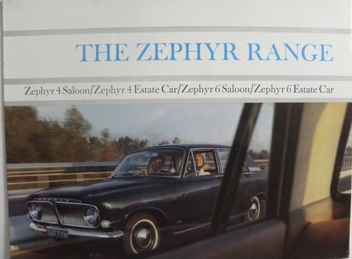 Brochure ford zephyr range - range, de