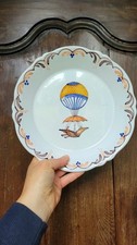 Assiette faïencerie de Nevers