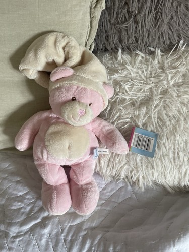 Doudou peluche ours - ours, rose