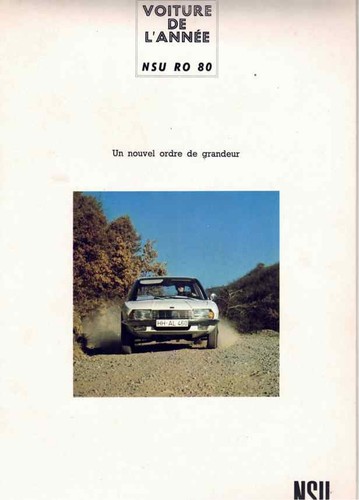 Catalogue brochure nsu 80 - brochure,
