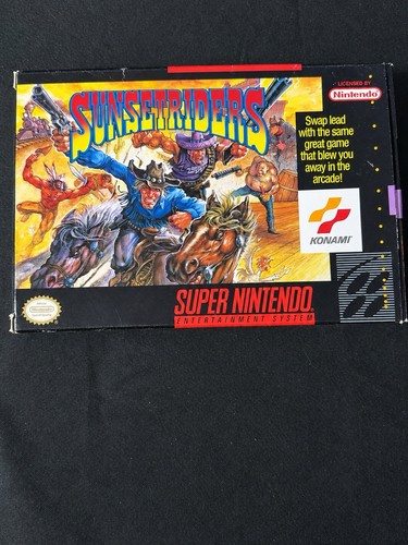 Sunset riders snes super - sunset,