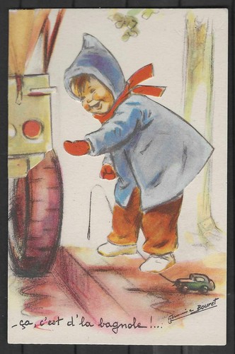 Carte postale germaine - postale,