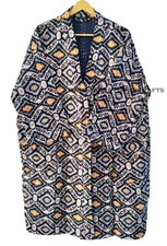 Veste Robe Mi-Longue En Coton