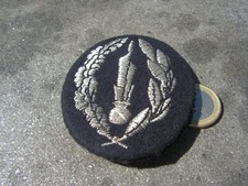 patch tissus   insigne casquette commandant police  francaise   (c69)