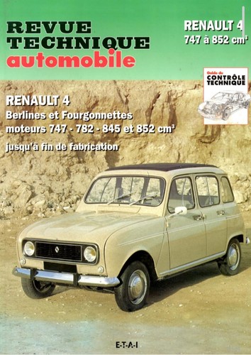 Revue technique renault - ​revue, 4