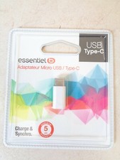 Adaptateur micro usb / usb C Essentiel B pour tablette et smartphone