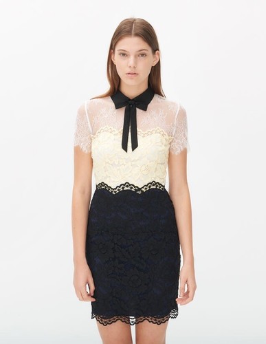 Robe sandro rozen - sandro, dentelle