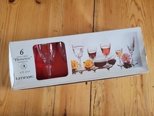 6 VERRES A PIED FLAMENCO N°2