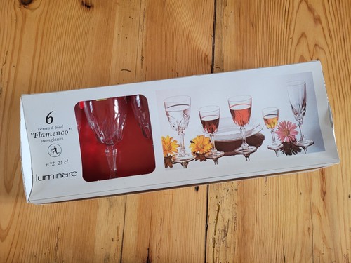 Verres pied flamenco n 2 - 6, a
