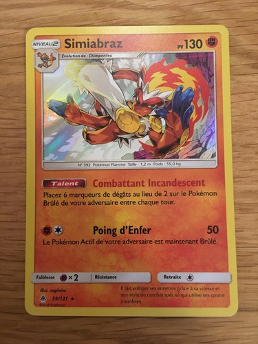 Carte pokémon holo - carte, simiabraz