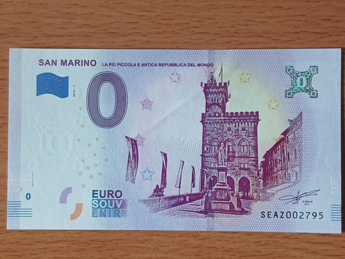 Billet souvenir euro san - souvenir, 0