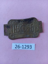 Plaque fiscale vélo ancien