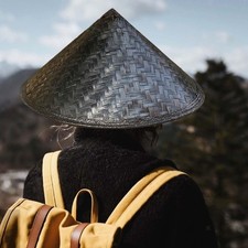 Chapeau en bambou pour