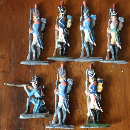 Anciennes figurines plomb - figurines, en