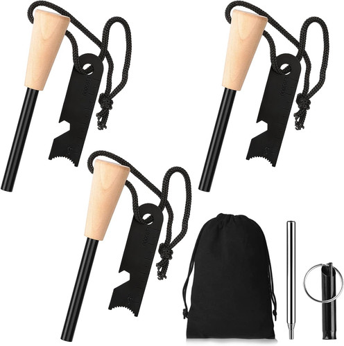 Pierre feu 3pcs allume - À,
