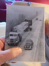 Collage sur dos Carte / ancien Camion M.A.N Diesel  Volkswagen Coccinelle Combi