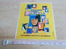 Autocollant GENDARMERIE INFO CARRIERES
