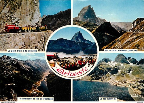 Carte postale artouste - 64,