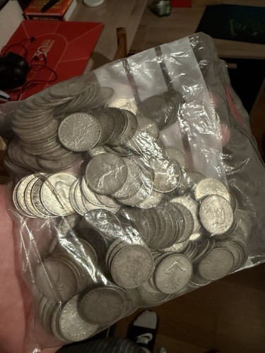Pièces argents francs - pièces,