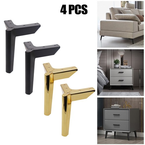 4xfurniture pieds métal - pieds, for