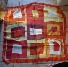 Écharpe  foulard scarf Jacques esterel Paris Schal 