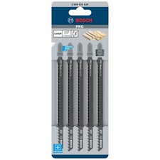Lames De Scie Sauteuse Bosch T344DP Précision Pour Bois (Paquet De 5)