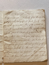 P837-Cahier d'écolier du XIXe