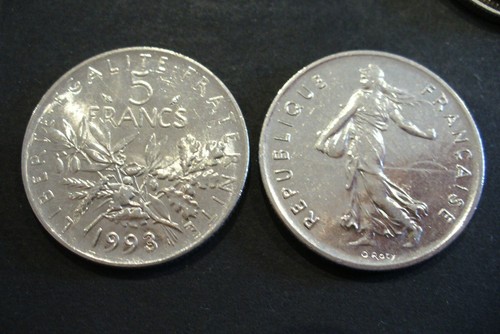Superbe francs semeuse - 5,