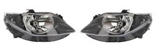 2X PHARE AVANT DROITE + GAUCHE ÉLECTRIQUE H4 NOIR POUR SEAT IBIZA IV 08 - 12