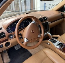 Volant Chauffant Porsche Cayenne 955 Cuir Havana Beige