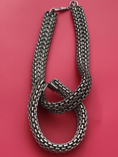 Parure ancienne collier - , et