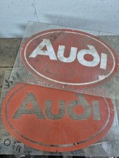 Lot De 2 Plaque Enseigne Publicitaire Audi En Plexiglas