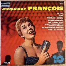 Jacqueline François - 33 Tours 25 cm. - N° 8 Philips Hi-Fi Stéréo 840.901 BZ
