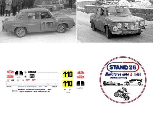 443 decals renault r8 - renault, 8