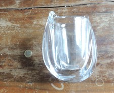 Vase cristal 17 cm Art Vannes France  - Bon état