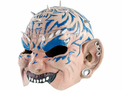 Masque latex démon - masque,