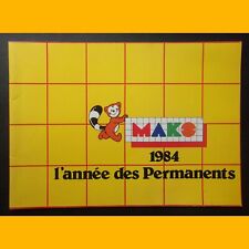 Catalogue de jeux d'activité manuelle MAKO avec tarif 1984