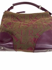 Preowned Furla Burgundy And