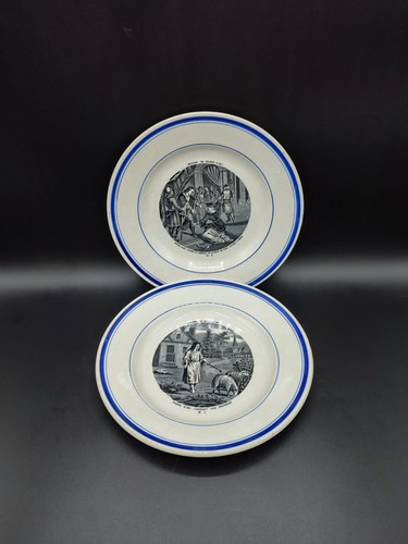 Assiettes parlantes gien - parlantes,,