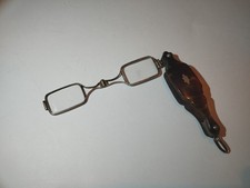 Lorgnons ancien pliant en argent 