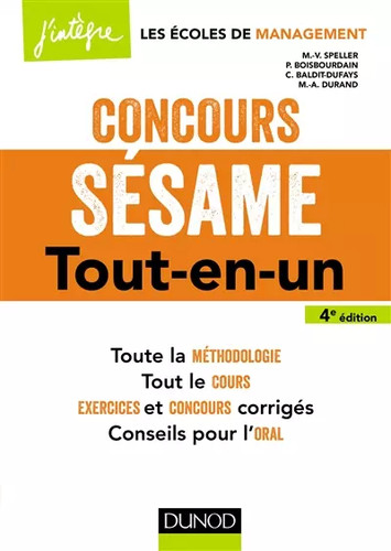 Concours sésame éd - -, 4e
