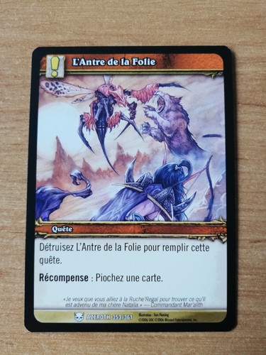Carte quete antre la - carte, de