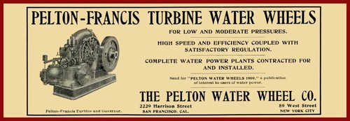1911 pelton water wheel - 1911,