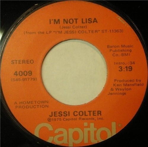 Jessi colter not lisa 7 - jessi, 7"