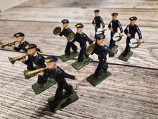 LOT FIGURINES STARLUX FANFARE CHASSEUR ALPIN 9 PIECES