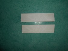 Paire autocollants blancs