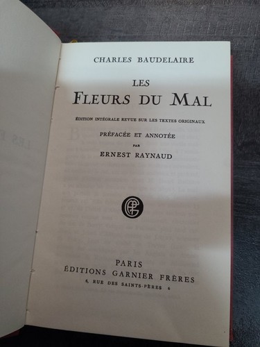 Les fleurs mal charles - du,