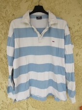 Polo rugby EDEN PARK look maillot RACING coton vintage shirt L